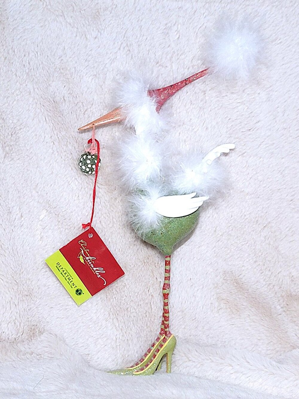 Dept 56 Patience Brewster Krinkles Christmas Goose Figurine NWT - Box D